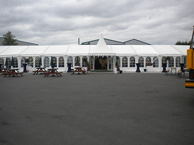 Tents supplied for a Festival event in Lucan, Dublin