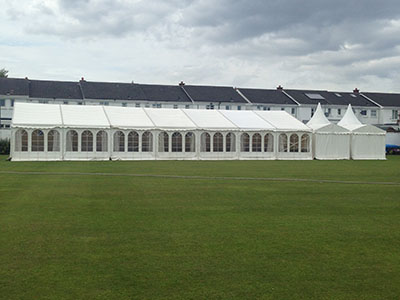 Tent hired for a Sporting event in Goatstown, Dublin