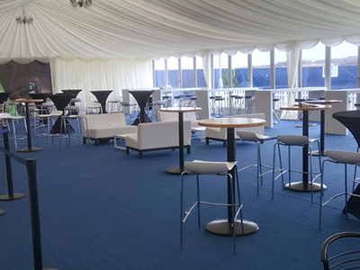 Tent for a Naas Event - Marquee Interior
